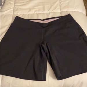 Prana Lg charcoal drifit hiking shorts